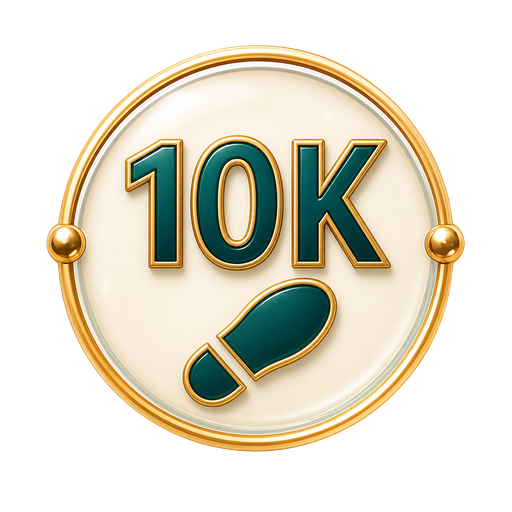 10K Steps rozeti